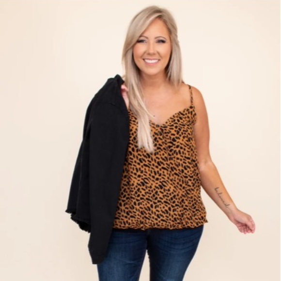 Chic Soul Tops - NWOT! Chic Soul- Jet set tank-Rust